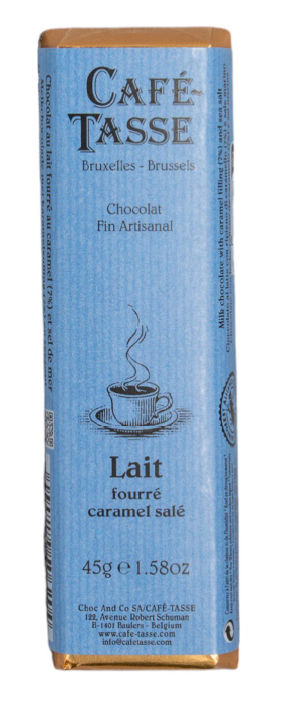 Barre de chocolat Lait fourré caramel Salé